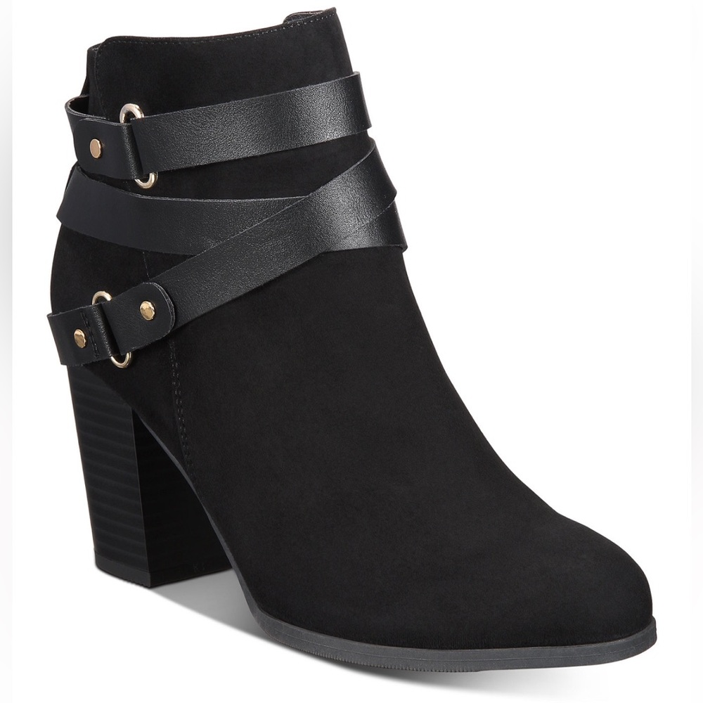 Melany Booties Heeled Boots Zippered size 12